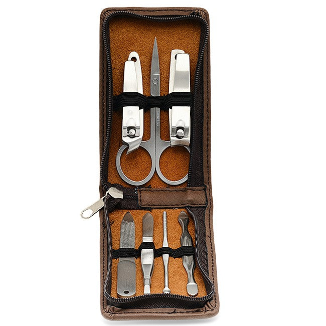Personalized Leatherette Travel Manicure Set