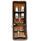 Personalized Leatherette Travel Manicure Set