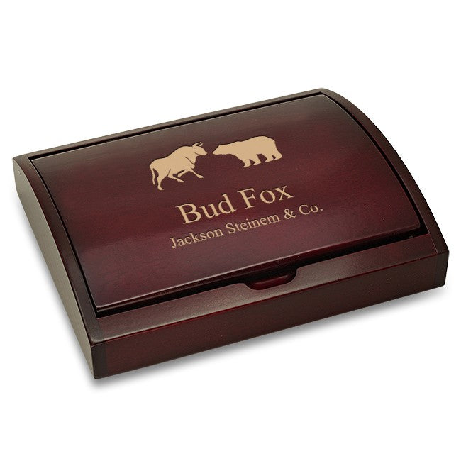 Wall Street Card Holder & Pen Set - Executive Gift Shoppe