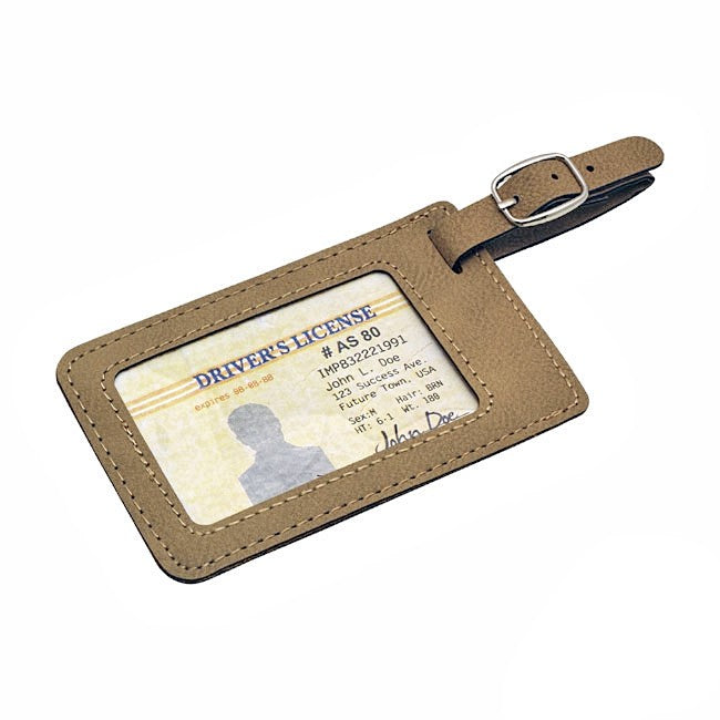 Personalized Leatherette Luggage Tag