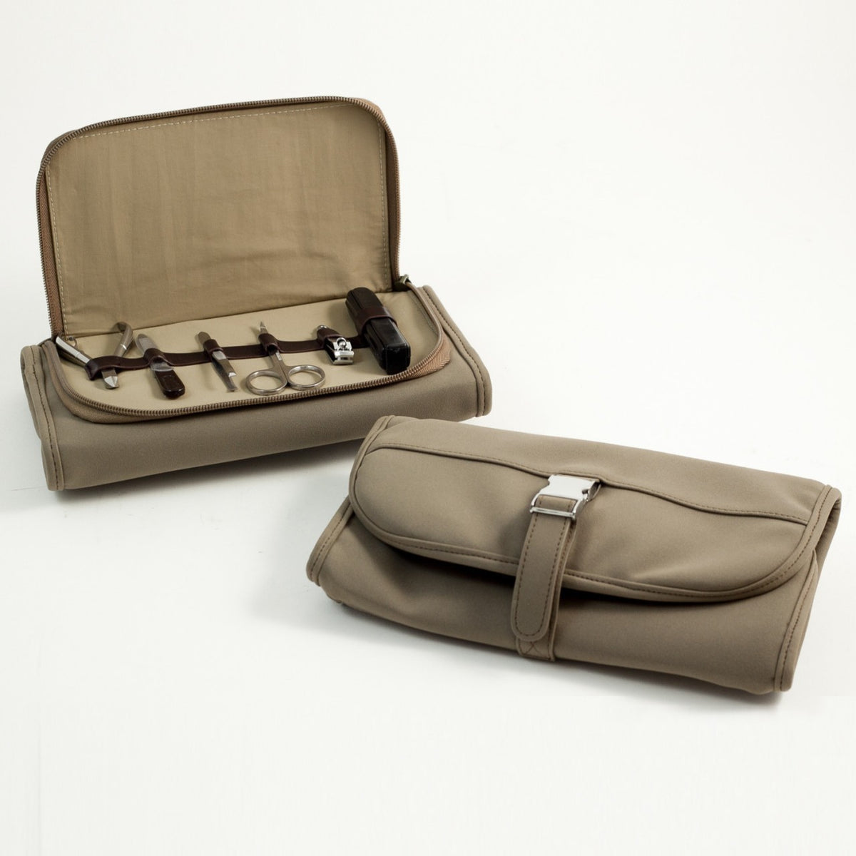Hanging Toiletry Bag With Manicure Set