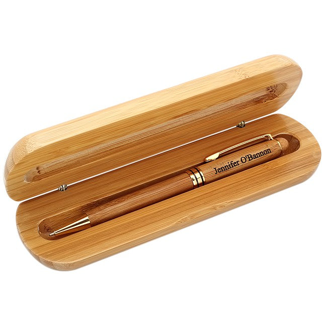The Boss Bamboo Pen Set