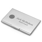 Soccer Themed Personalized Business Card Holder