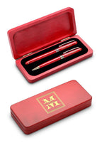 Split Monogram Elegance Collection Cherrywood Pen & Fountain Pen Set