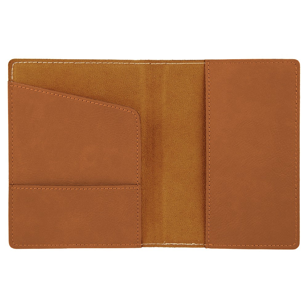 Personalized Rawhide Passport Holder