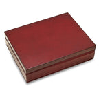 Personalized Rosewood Finish Playing Card Box - Executive Gift Shoppe