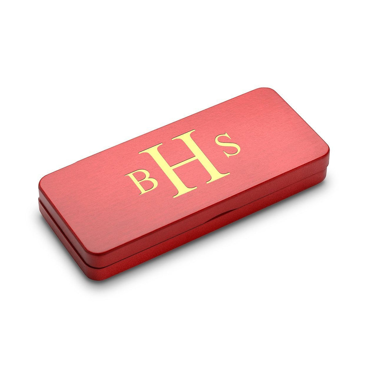 Roman Monogram Elegance Collection Cherry Finish Ballpoint Pen & Letter Opener Set