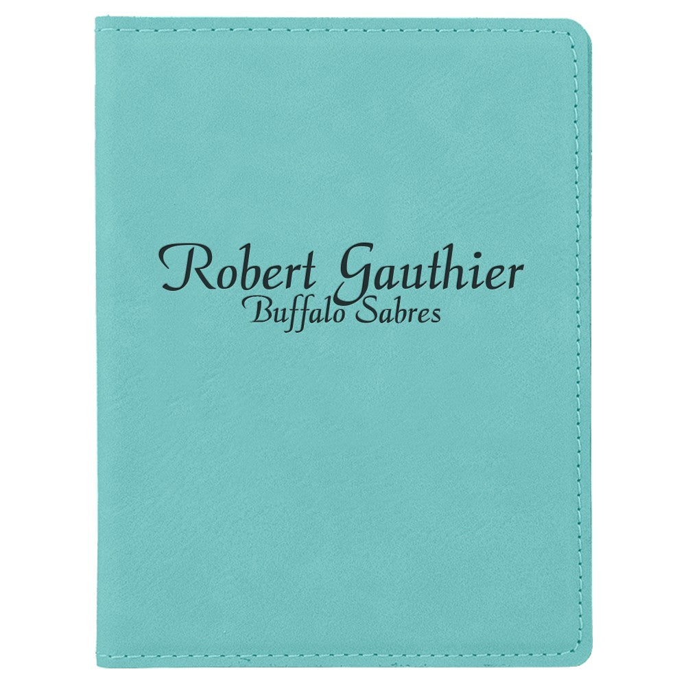 Personalized Teal Passport Holder