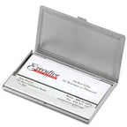 The Carbon Stainless Steel Business Card Case - Executive Gift Shoppe