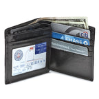 Classic Leather Bifold Wallet with ID Flap - Executive Gift Shoppe