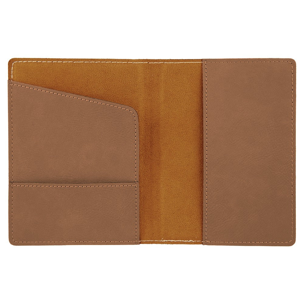 Personalized Dark Brown Passport Holder