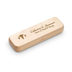 Physical Therapist Theme Maple Wood Double Pen and Box Set