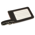 Full Name Monogram Black Luggage Tag