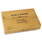 Anniversary Gift Bamboo 4 Piece Wine Tool Set