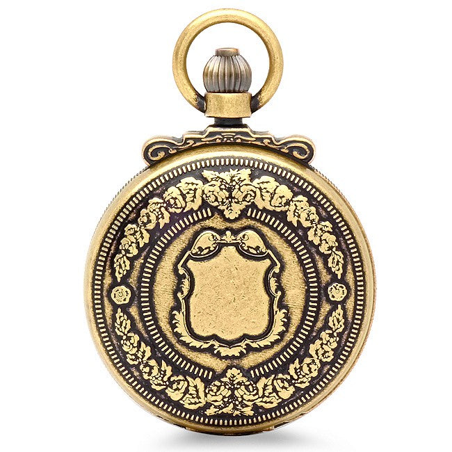 Antique Gold Mechanical Charles Hubert Pocket Watch & Chain 3868-G - Executive Gift Shoppe