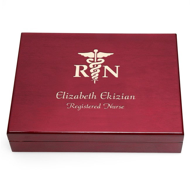 Personalized Nurse Theme Humidor