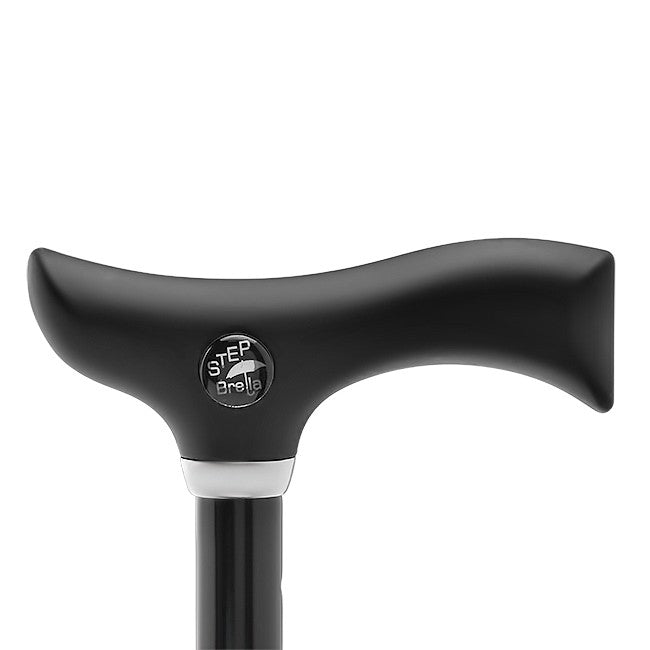 Grey Tartan Umbrella Cane