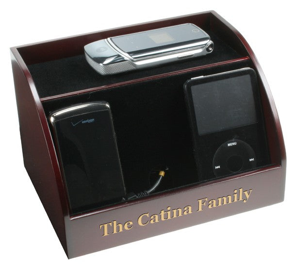 Cherrywood Finish PDA Charging Station