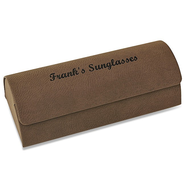 Personalized Leatherette Eyeglass Case