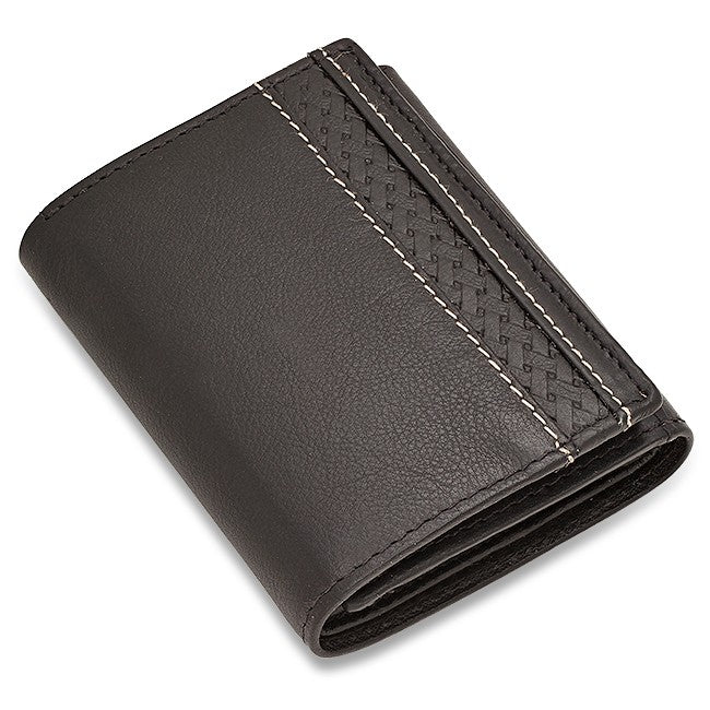 RFID Collection Trifold Wallet With ID Flap