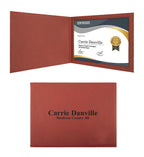 Personalized Rose Certificate Holder