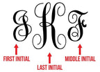 Script Monogram Theme Personalized Diamond Cut Ballpoint Pen Gift Set