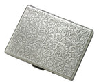 Floral Design Single Sided Cigarette Case for Kings and 100s