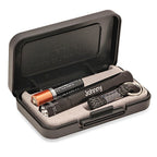 Personalized Black Maglite Solitaire Gift Set