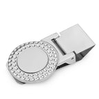 Golf Ball Engraved Hinged Money Clip - Executive Gift Shoppe