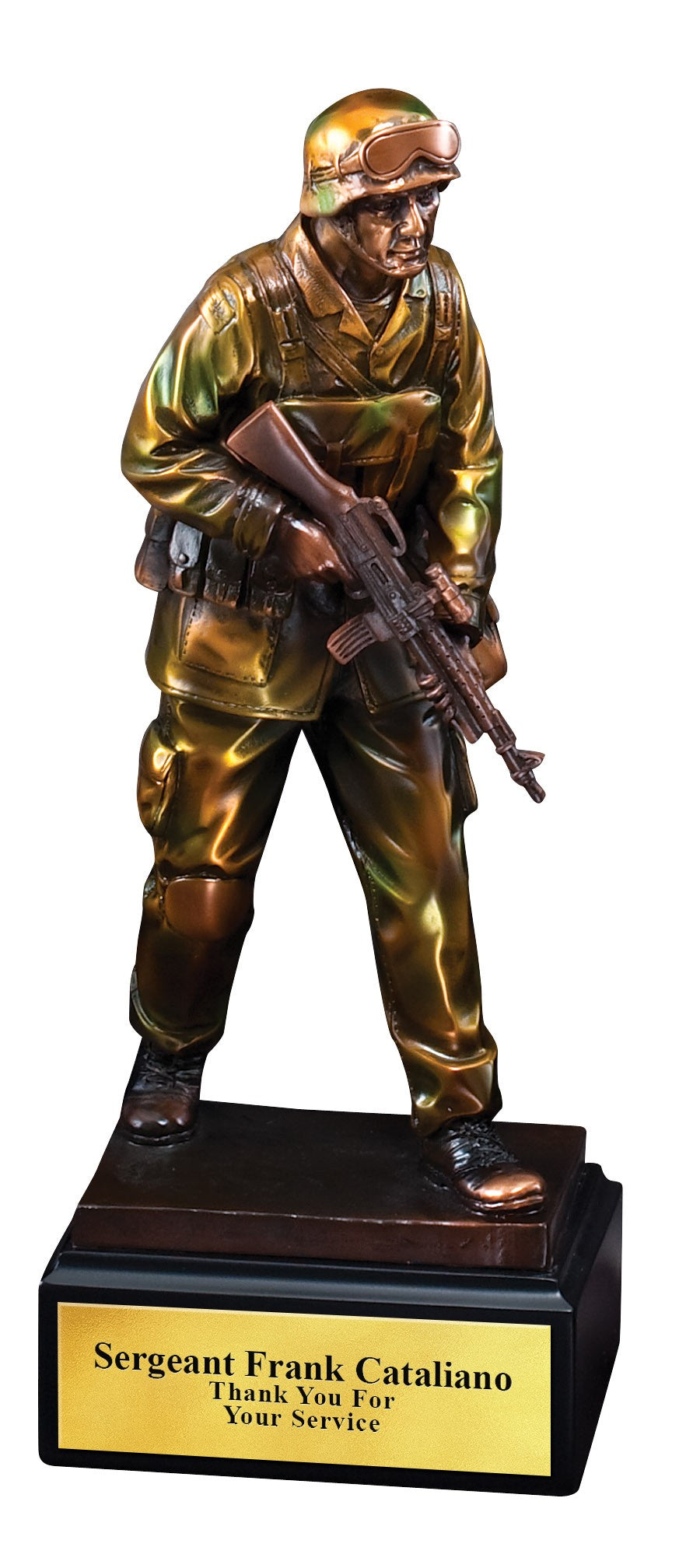 Military Man Personalized Award