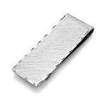 Sterling Silver Hammer Design French Fold Money Clip - Executive Gift Shoppe