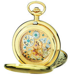 Gold Charles Hubert Pocket Watch & Chain #3904-G - Executive Gift Shoppe