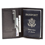 Leather Passport Holder with USA Seal - Executive Gift Shoppe