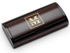 Split Monogram Theme Personalized Two Piece Pen Set with Wood Box