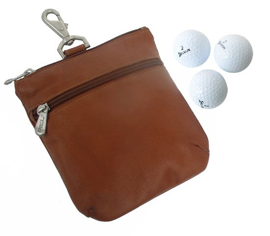 Zippered Valuables Golf Pouch