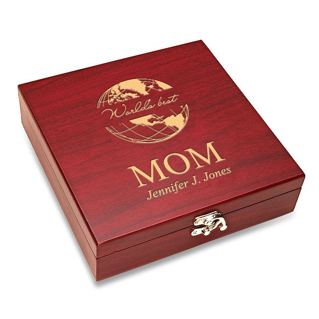 World's Best Mom Flask & Gaming Set