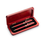 Police Theme Elegance Collection Engraved Cherry Finish Pen & Pencil Set