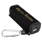 Personalized Black & Gold USB Cell Phone Charger
