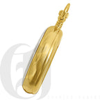 Gold Open Face Charles Hubert Pocket Watch & Chain #3801 - Executive Gift Shoppe