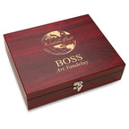 World's Best Boss 5 Piece Wine Accessory Set