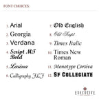 Lawyer Theme Personalized Cherry Finish Pen and Pencil Set with Custom Engraving
