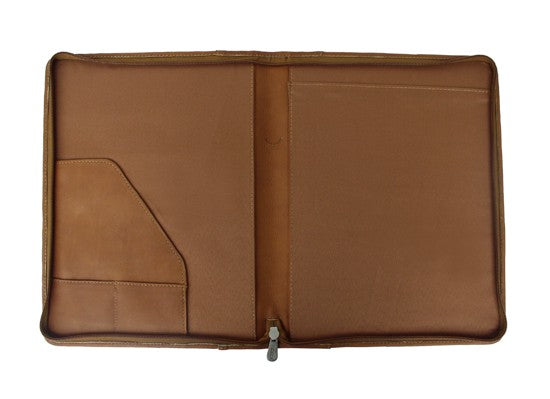 Zippered Leather Padfolio by Piel