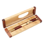Police Theme Laser Engraved Maple & Rosewood Pen and Box