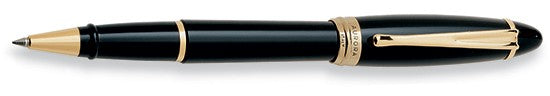 Black & Gold Rollerball Pen by Aurora