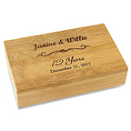 Anniversary Gift 2 Piece Bamboo Wine Tool Set
