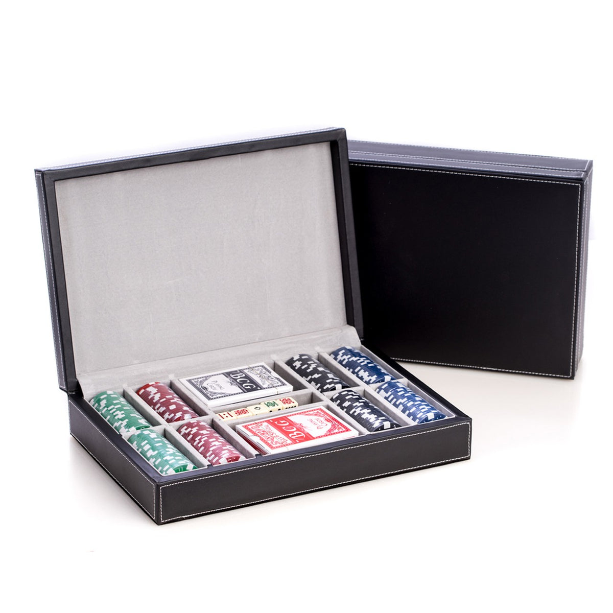 Executive 300 Chip Poker Set with Leather Case