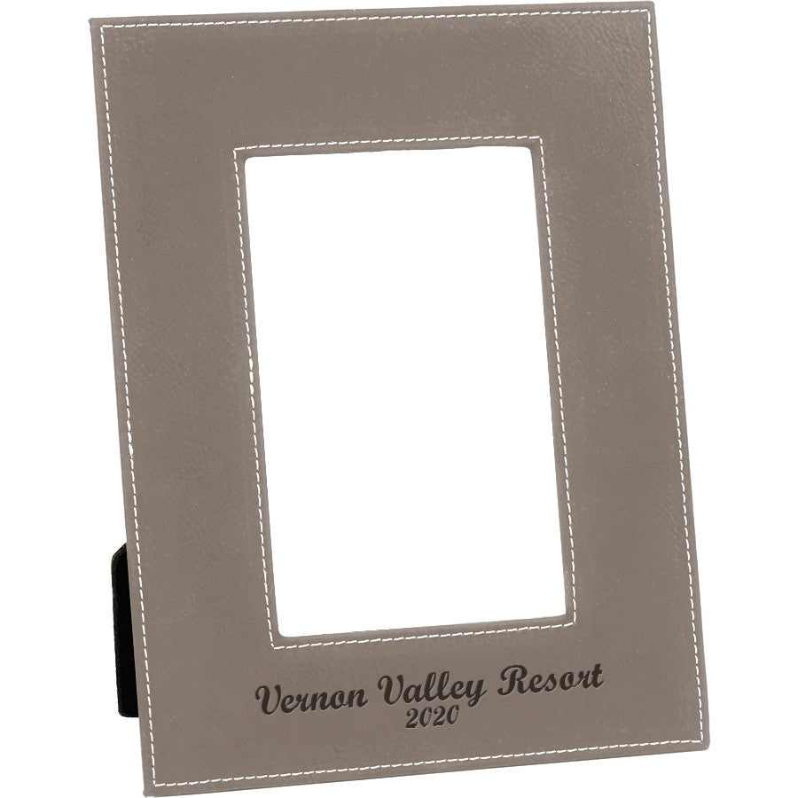 Personalized Gray 4" x 6" Picture Frame