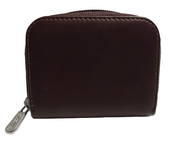 Leather Zip Around Business Card Case by Piel - Executive Gift Shoppe