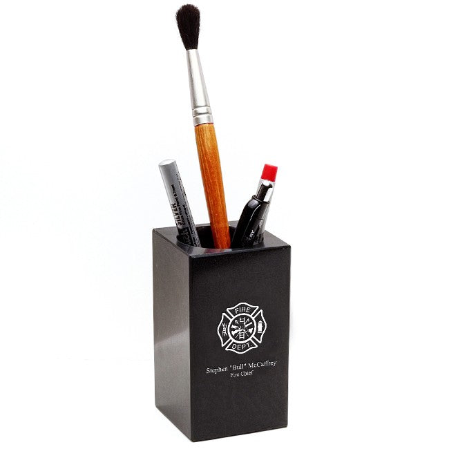 Firefighter's Desktop Pen & Pencil Cup