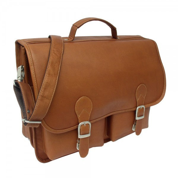 Executive Two Pocket Laptop Portfolio by Piel Leather - Free Personalization